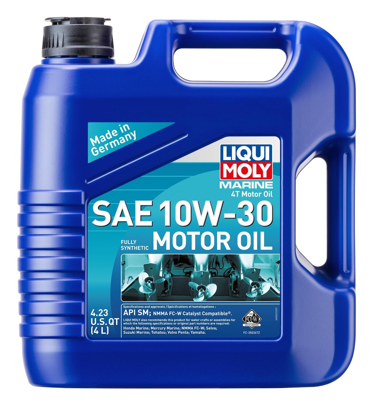 زيت محرك LIQUI MOLY 10W-30 – 4 زيت محرك LIQUI MOLY 10W-30 – 5 لتر | حماية محسّنة ونظافة داخلية - الصورة 1